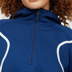 <b>Women's</b> Top Quality Sweat <b>suit</b> 2 <b>Piece</b> Sets <b>Women</b> Custom Embroidery Logo 3D Printing Cotton Blank Pullover and Hoodie Set - Product Image 2