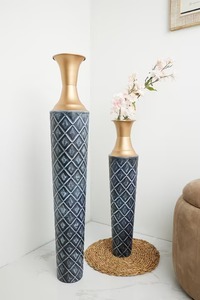 Jarrones y macetas de flores de Metal recubiertos de esmalte de diseño increíble, decoración del hogar y artículos de decoración de habitaciones de buena calidad - Product Image 2