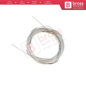 Câble Bowden BDP1299-1 pour déverrouillage de capot et coffre, en acier AISI 304, 7x7 brins, diamètre 1,2 mm, longueur 10 mètres - Product Image 2