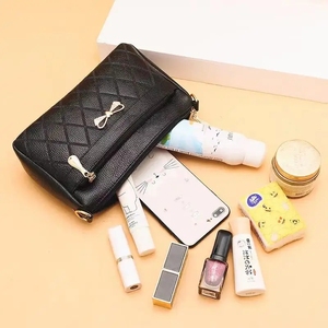Fashion women's bag multi-layer large capacity women's single shoulder messenger bag Korean version diagonal small <b>square</b> bag - Product Image 4