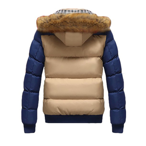 Veste matelassée réversible à capuche pour homme, nouvelle conception, couleur unie, logo sur le devant, imperméable, respirante, veste de sport de haute qualité - Product Image 4