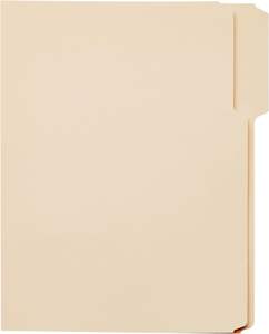 ile Carpetas con pestañas para archivar, pestaña de corte 1/3, posiciones surtidas, 8.5x11 pulgadas, tamaño carta, Manila, paquete de 100 - Product Image 1