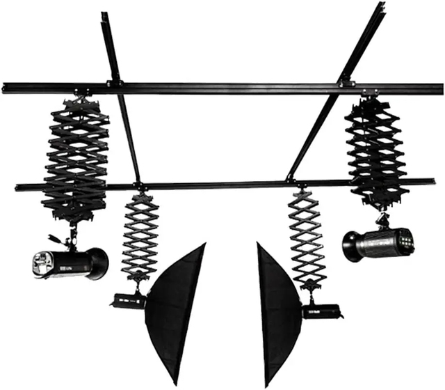 3M Pantograph for Studio Ceiling Rail System Pantograph Kit for Led Light Softbox Flash Light Studio Photography