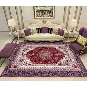 Alfombra de terciopelo de cristal personalizada con puntos, medallón impreso, clásica para pasillo, ideal para el hogar de adolescentes y apartamentos. - Product Image 1