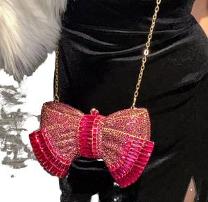 Bolso de Mano de Moda con Cristales de Media Luna para Mujer, Bolso de Noche para Fiesta - Venta al por Mayor desde India - Product Image 1