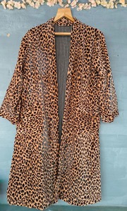 เสื้อคลุมกิโมโนกำมะหยี่ทำด้วยมือเสื้อแจ็กเก็ตกันฝุ่นโบโฮพิมพ์ลายดอกไม้ใส่ได้ทุกเพศชุดคลุมของขวัญสำหรับชุดแต่งตัวงานปาร์ตี้ของเธอเสื้อโค้ท - Product Image 3