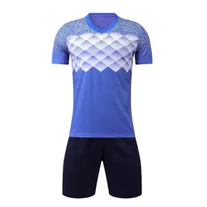 Giá rẻ đồng phục bóng đá cho các đội nhà máy trực tiếp bán đồng phục bóng đá tùy chỉnh in Polyester Lưới bóng đá Jersey Un