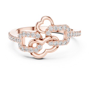 Bague élégante en diamant rond pour femmes, bijoux de luxe en pierre certifiés cultivés en laboratoire, fourniture de conception en gros et personnalisée - Product Image 3