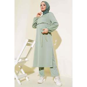 Ensemble 2 pièces à fente longue vert - Product Image 4