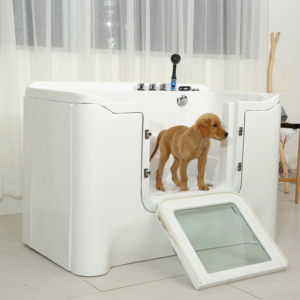 <span class=keywords><strong>Baignoire</strong></span> Spa <span class=keywords><strong>Rectangulaire</strong></span> Moderne Autoportante pour Chiens avec Ozone et Massage par Air, Écologique, Idéale pour Appartement - Product Image 1
