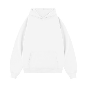 Custom Puff Print Heavyweight 100% algodón de calidad de lujo de los hombres sudaderas con capucha en blanco liso de los hombres - Product Image 2
