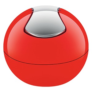 Colección de Recipientes Spirella, Cubo de Basura 16 x 14 cm (1 Litro), Poliestireno, Rojo - Product Image 1