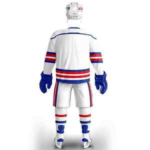 Ice Hockey White Uniform Set Design Jersey <b>Pants</b> Ice Hockey & Field Hockey - Product Image 2