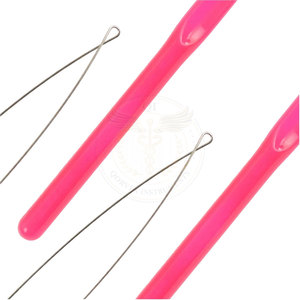 Top Selling Stainless Steel Loop Needle Hair Extension Tool with 3 Year Warranty for Salon Use and Micro <b>Bead</b> <b>Threading</b> - Product Image 6