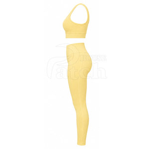 Ensemble de yoga pour la remise en forme et l'exercice, matière extensible et design confortable pour l'entraînement en salle de sport et un style de vie actif quotidien - Product Image 6