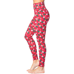 Personalizado de secado rápido transpirable correr mujeres Yoga Fitness Leggings cintura alta moda mallas de Yoga sin costuras - Product Image 4