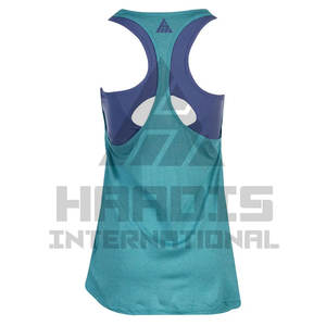 Moda impresión personalizada al por mayor gimnasio color sólido camisetas sin mangas camiseta de las mujeres llanas camisetas sin mangas - Product Image 3