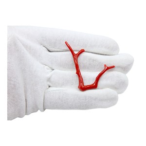 Pierre précieuse en vrac en forme de bâton de corail rouge italien naturel Quantité en vrac Corail lisse rugueux poli de qualité supérieure - Product Image 4