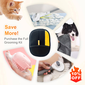 Fabricants Qbellpet vendant des gants d'épilation pour animaux de compagnie pour chats et chiens gants de toilettage électrostatiques efficaces et réutilisables pour chats - Product Image 5