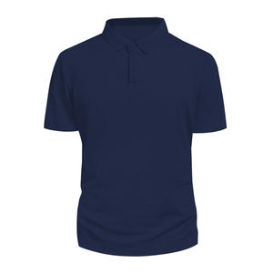 Nouveau Polo de haute qualité à garniture contrastée pour hommes Polos à manches courtes Slim Fit Polo décontracté pour hommes - Product Image 3