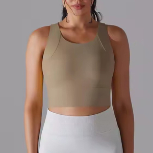 Vente en gros de soutien-gorge de sport pour femmes, débardeur de gymnastique à maintien élevé pour le yoga, la course à pied, le fitness, l'entraînement et les vêtements de sport - Product Image 6