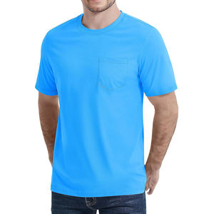 T-shirt 100% coton pour hommes coupe ample imprimé T-shirt à col rond pour hommes Coton doux uni et simple Idéal pour les conceptions personnalisées Confort - Product Image 1