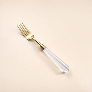 Juego de cubiertos único y exquisito mango de acero inoxidable y acrílico bellamente elaborado por fabricante indio - Product Image 2