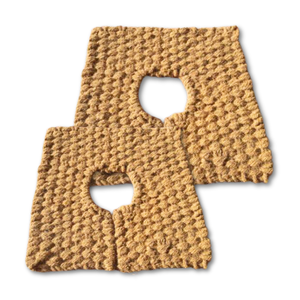 <b>Large</b> Supply PALM <b>MAT</b> / COIR TREE <b>MAT</b> Protect Sidewalk Trees with Coir <b>Mat</b> Square/Round Designs - Product Image 1