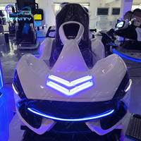 Gagner de l'argent avec une machine de jeu d'arcade VR 9D, plateforme de mouvement de réalité virtuelle, simulateur de course automobile VR, simulateur de conduite VR