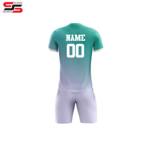 Wholesale Soccer Uniforms with Galaxy Designs and Colors Football Uniforms with Neon Colors and <b>Reflective</b> <b>Materials</b> - Product Image 2