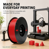 Filamen PLA 1.75mm 1KG Gulungan Filamen Printer 3D PLA untuk Rak Penyangga Kertas Saring Kopi