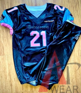 Spandex sublimé personnalisé pour maillot pantalon intégré ensembles d'uniformes de football américain respirant antibactérien séchage rapide Plus - Product Image 6