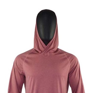 Personnalisé séchage rapide UPF 50 chemises de pêche à capuche haute qualité à manches longues polyester séchage rapide respirant Performance pull - Product Image 2