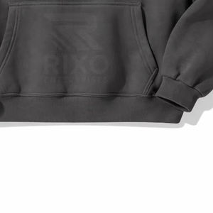 Sweat à capuche oversize pour homme avec imprimé graphique, coupe ample, style streetwear, 100% coton, logo sur le devant, saison hivernale, poche unie - Product Image 2