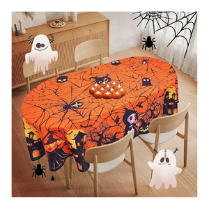 Customized DTG Stylish Galaxy Pattern Factory Direct Sale Soft Fabric 100% Organic Cotton Easy to Maintain Large Table Clothes - Product Image 6