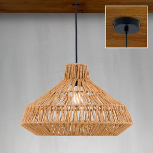 Top qualité bambou blanc canne suspension lampe nouvelle élégance maison cuisine décorative suspension lumières à prix abordable - Product Image 5