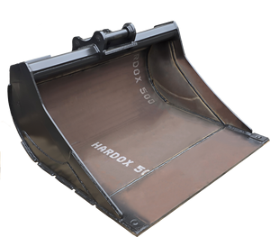 Godet de nivellement à 3 broches en acier Hardox pleine épaisseur, godet d'excavatrice haute durabilité pour applications de nivellement difficiles - Product Image 1