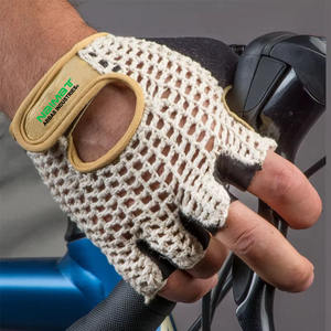 Vente en gros de gants de cyclisme d'extérieur demi-doigts antidérapants pour l'hiver gants de cyclisme avec logo personnalisé pour hommes - Product Image 4