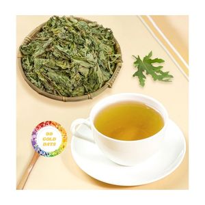 Feuilles de papaye verte séchées en gros, traitées par procédé solaire, pour extrait de thé, emballage personnalisé - Product Image 1
