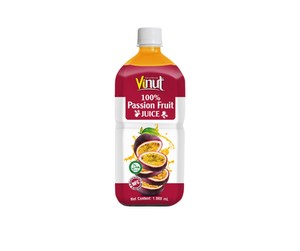 1L สำหรับ vinut น้ำเสาวรส100% เครื่องดื่มบริสุทธิ์ผลิตจากเวียดนามขวดโรงงานพร้อมส่งตัวอย่างฟรี