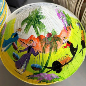 Chapeau conique feuille de palmier pour festivals | Souvenir de tourisme | Marque privée acceptée - Product Image 3