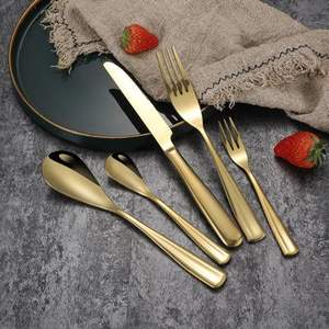 Juego de cubiertos de metal profesional para cocinas modernas, hoteles, restaurantes, hogares y uso de servicio. - Product Image 4