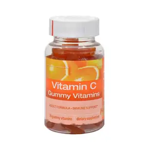Logo personnalisé pour Vitamines du système immunitaire sain Oem/Odm gomme en fer avec et D vitamine C gommes fabriquées aux états-unis