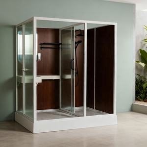 Set cubile Pancuran Toilet, Unit kamar mandi Prefab Set mewah multifungsi siap dibuat - Product Image 1