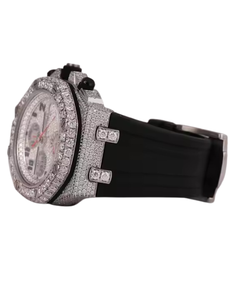 El mejor reloj de diamantes de calidad de exportación India para hombres Moissanite Vvs1 DEF Color Diamond Watch del fabricante indio - Product Image 3
