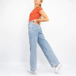 Vêtements décontractés de haute qualité, nouveauté, jean denim personnalisé pour femmes, pantalon en denim personnalisé respirant et à séchage rapide - Product Image 3