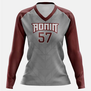 Dernier maillot de volley-ball personnalisé pour femmes Uniforme de conception unique pour les joueuses Vêtements essentiels 100% polyester Séchage rapide Respirant - Product Image 4