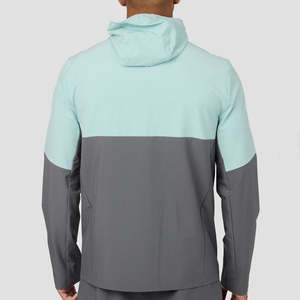 Chaqueta cortavientos Softshell ligera con capucha, abrigo impermeable para exteriores para correr, senderismo y ropa de calle diaria - Product Image 5