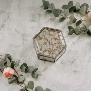 Boîtes de rangement pour bijoux en acier inoxydable de qualité supérieure, fabriquées à la main, avec couvercle carré, fermeture classique, moderne et luxueuse, idéales pour offrir en cadeau - Product Image 4