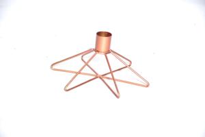 Portavelas de Venta caliente en acabado de latón para vela de Pilar y patrones geométricos decoración del hogar portavelas geométrico - Product Image 3